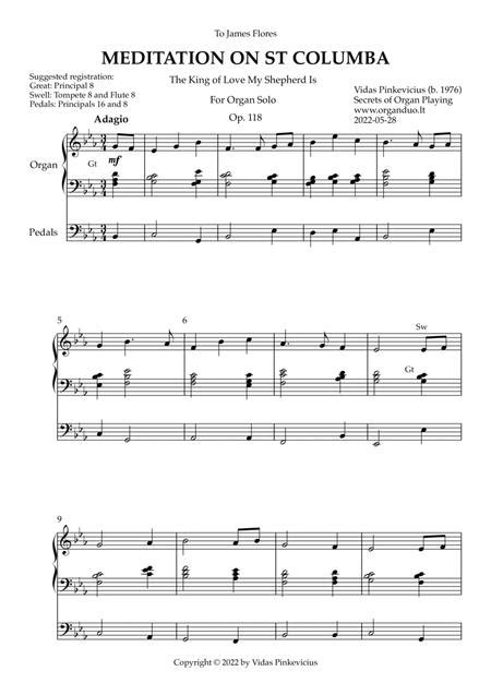 Meditation On St Columba, Op. 118 (Organ Solo) By Vidas Pinkevicius (2022)